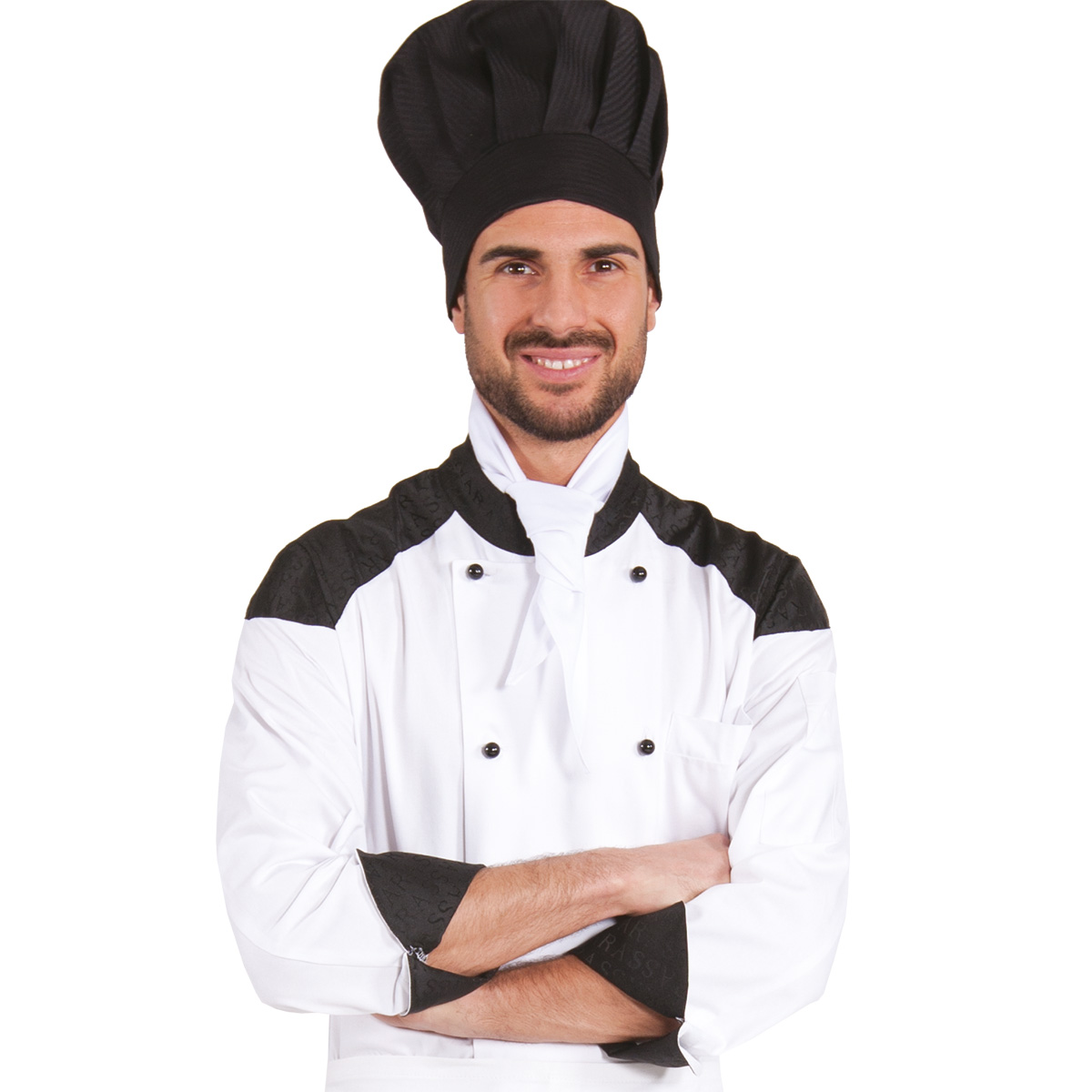 jerry-giacca-cuoco-fazzoletto-cappello-chef