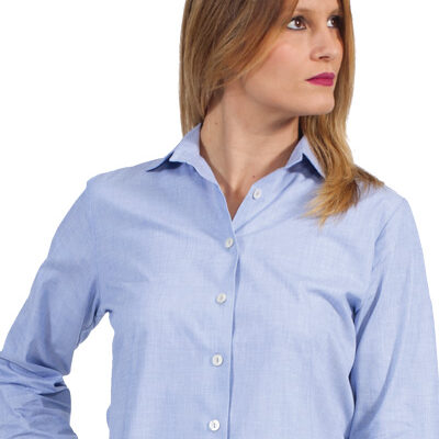 camicia donna azzurra